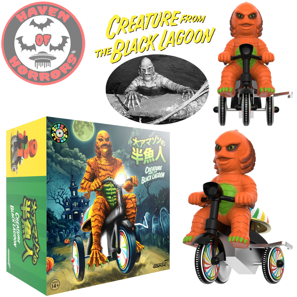 Universal Monsters Super Cycles Creature From The Black Lagoon (Orange & Black)