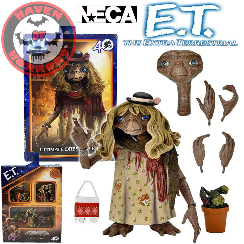 E.T. The Extra-Terrestrial 40th Anniversary Ultimate Dress Up E.T. 7-Inch Scale Action Figure