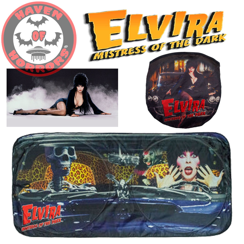 Elvira Car Sun Visor Macabre Mobile