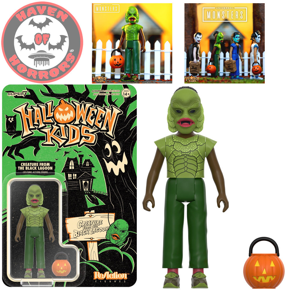 Universal Monsters Halloween Kids ReAction Figure: Creature From The Black Lagoon Girl