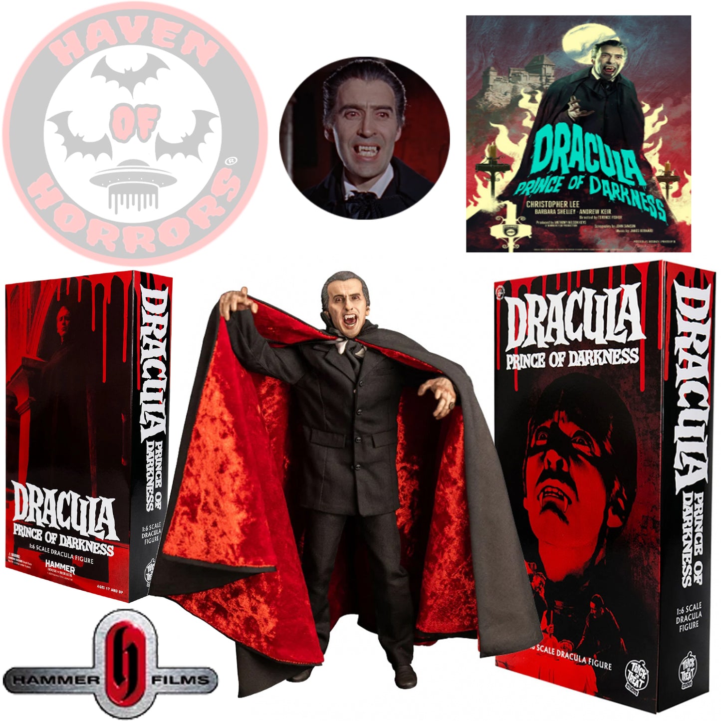Hammer Horror: Dracula Prince of Darkness - Dracula 1:6 Scale Figure