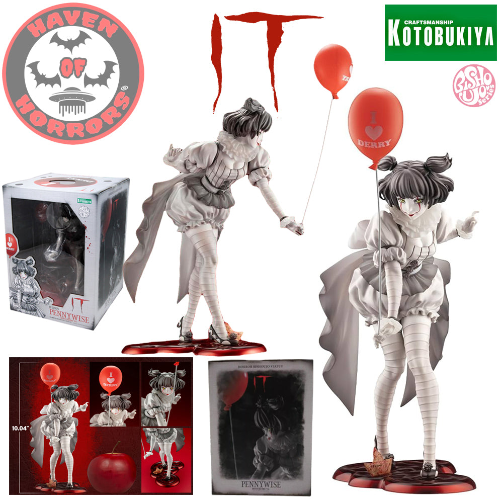 IT 2017 Pennywise Monochrome Version Bishoujo Statue