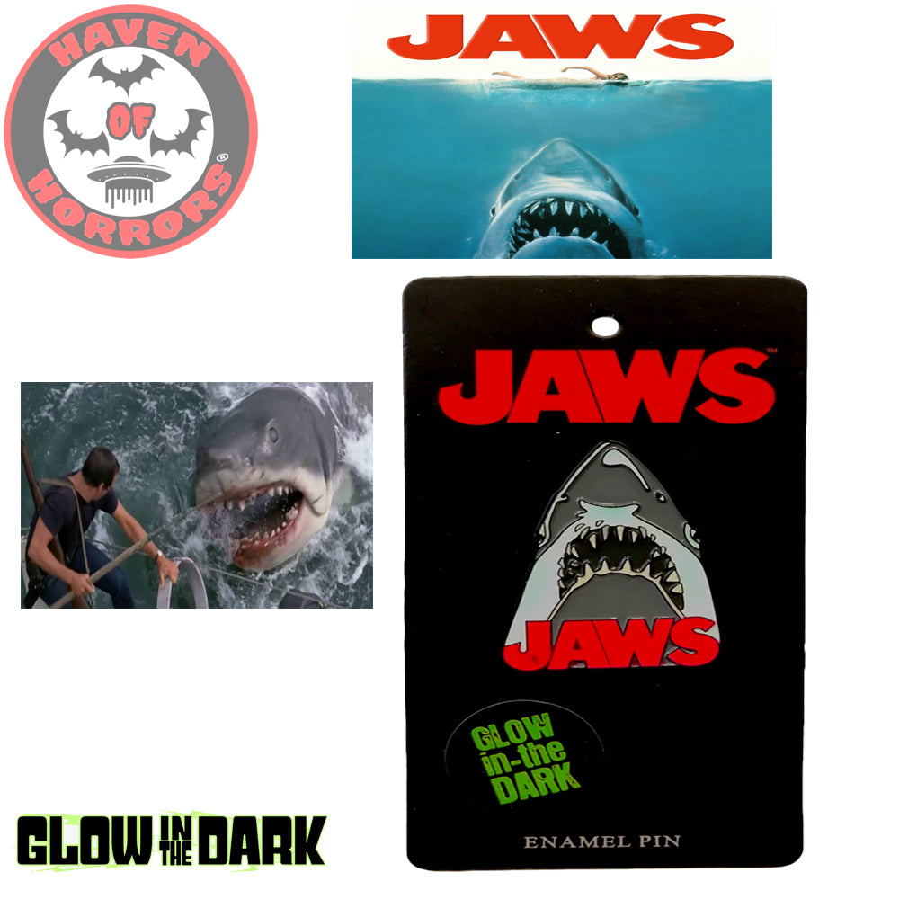 Jaws Glow in the Dark Enamel Pin