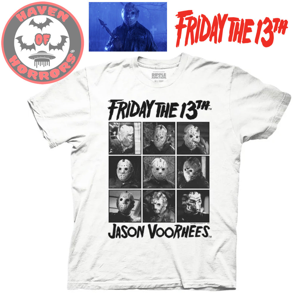 Friday the 13th Masks of Jason T-Shirt