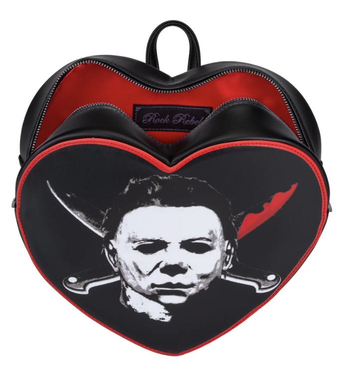 Halloween Michael Myers Heart Backpack