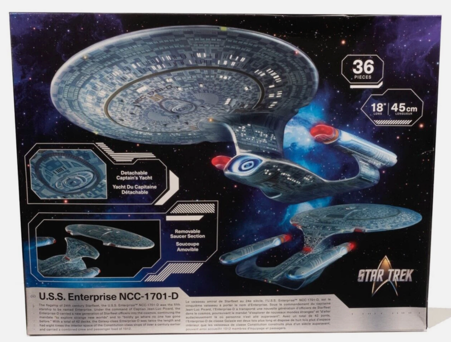 Star Trek: The Next Generation U.S.S. Enterprise NCC1701D AMT Model Kit