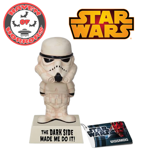 Star Wars Wacky Wisecracks Stormtrooper Darkside Made Me Do It Bobble Head