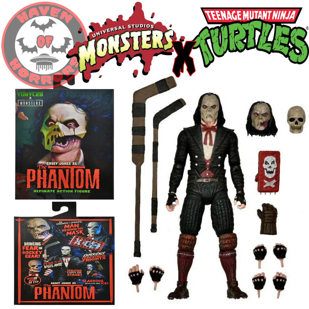 Universal Monsters x Teenage Mutant Ninja Turtles Ultimate Casey Jones as The Phantom