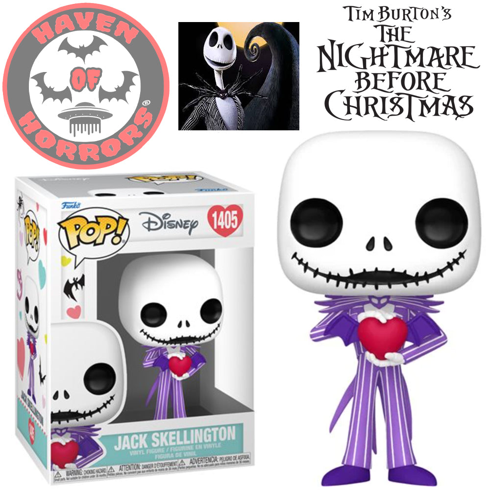 The Nightmare Before Christmas Valentines Jack Skellington Funko Pop! Vinyl Figure #1405