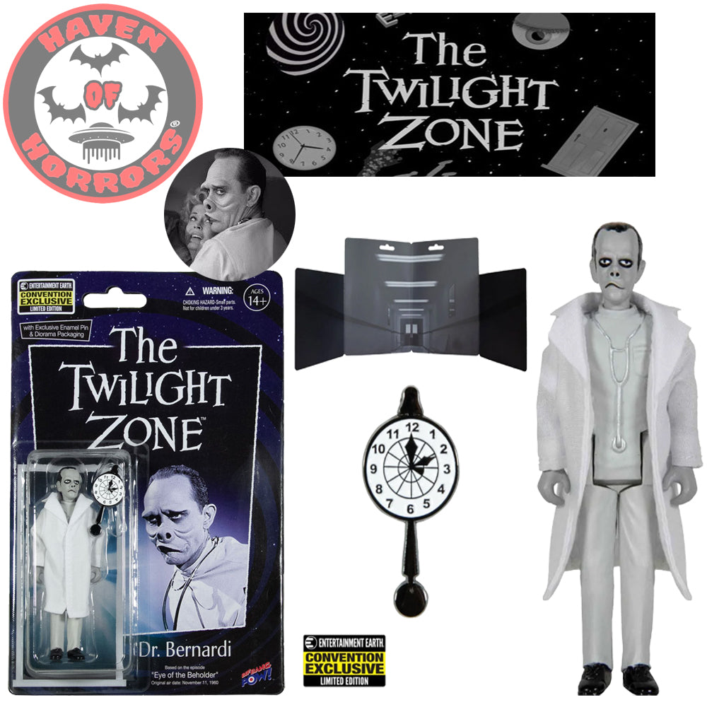 The Twilight Zone Eye of the Beholder Doctor with Diorama 3 3/4-Inch Figure Series 5