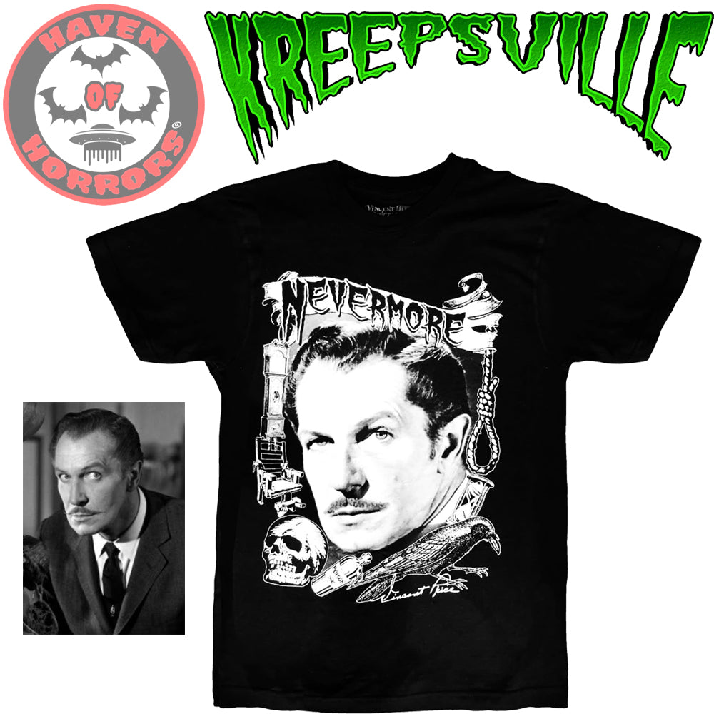 Vincent Price Nevermore T-Shirt