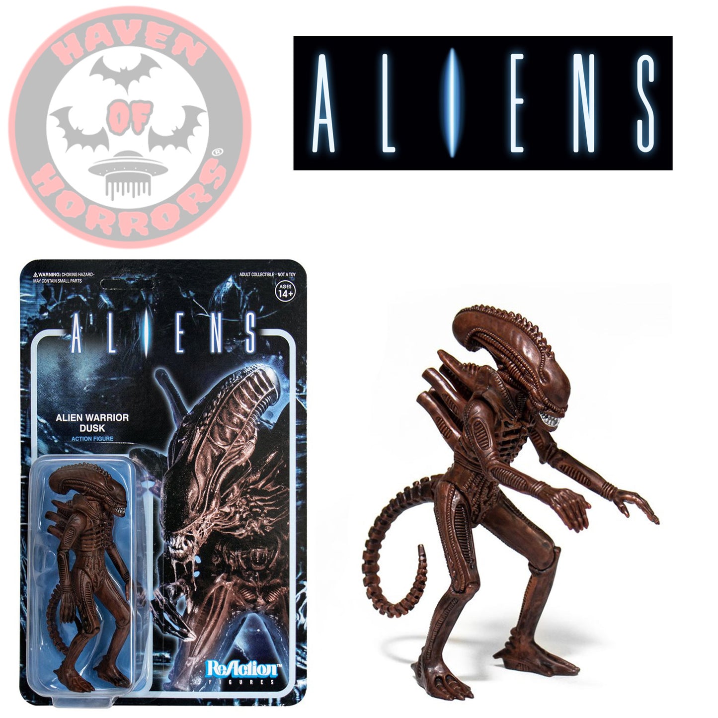 Aliens Alien Warrior Dusk 3 3/4-Inch ReAction Figure