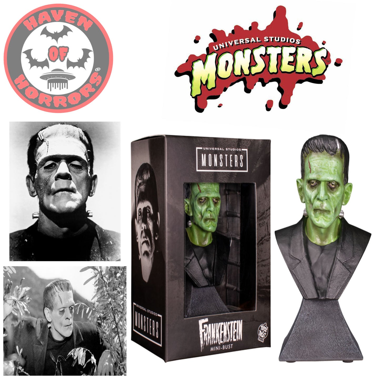 Universal Monsters Frankenstein Mini Bust