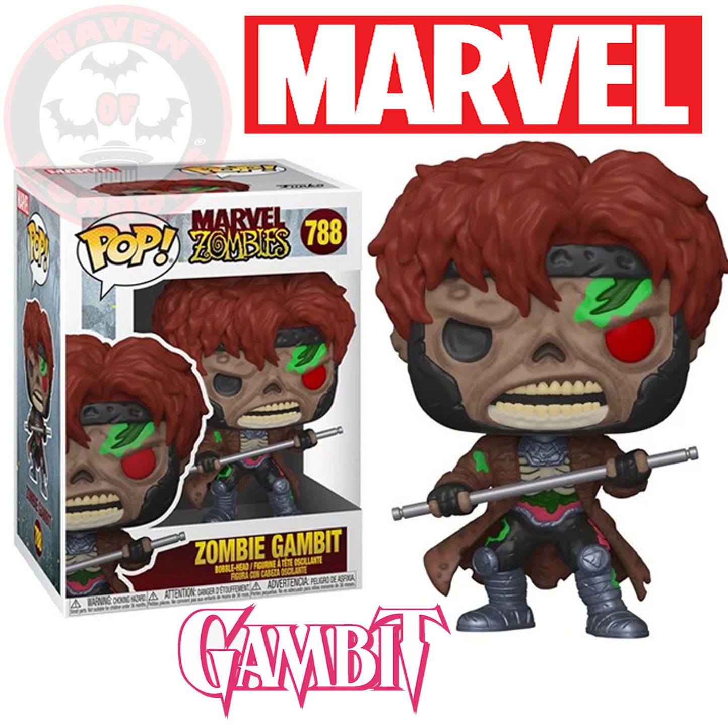 Marvel Zombies Gambit Pop! Vinyl Figure #788