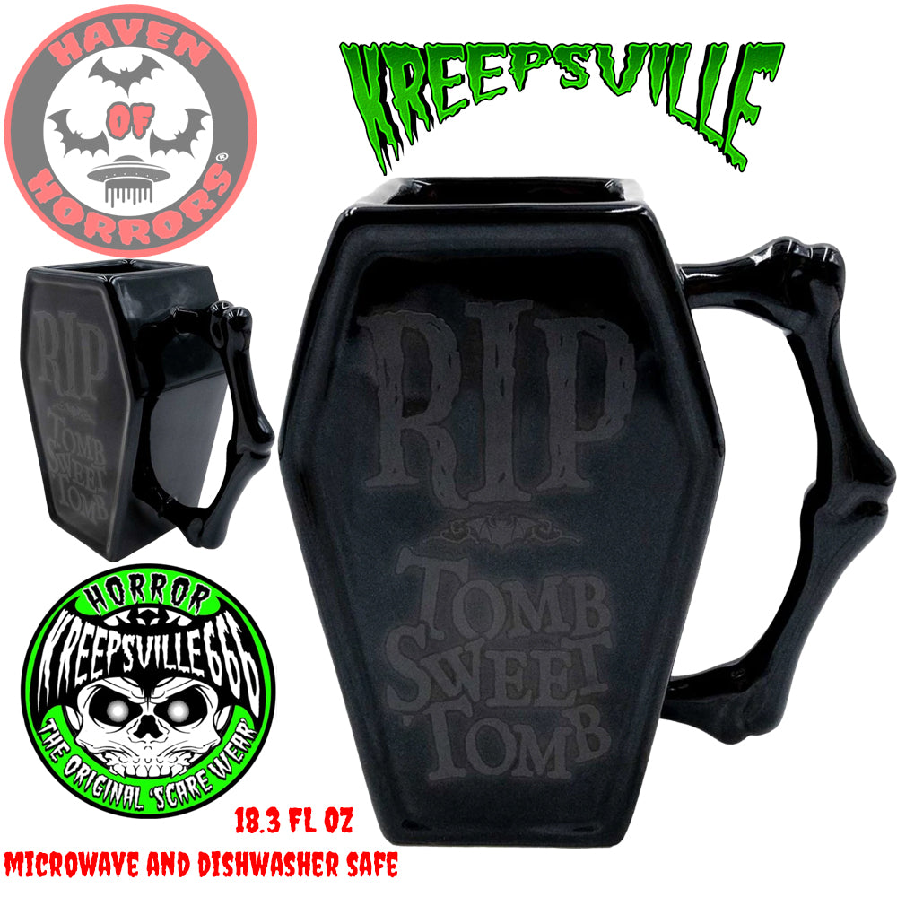 RIP Tomb Sweet Tomb Coffin Mug