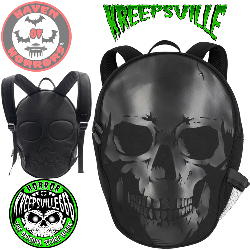 Big Skull Backpack Black
