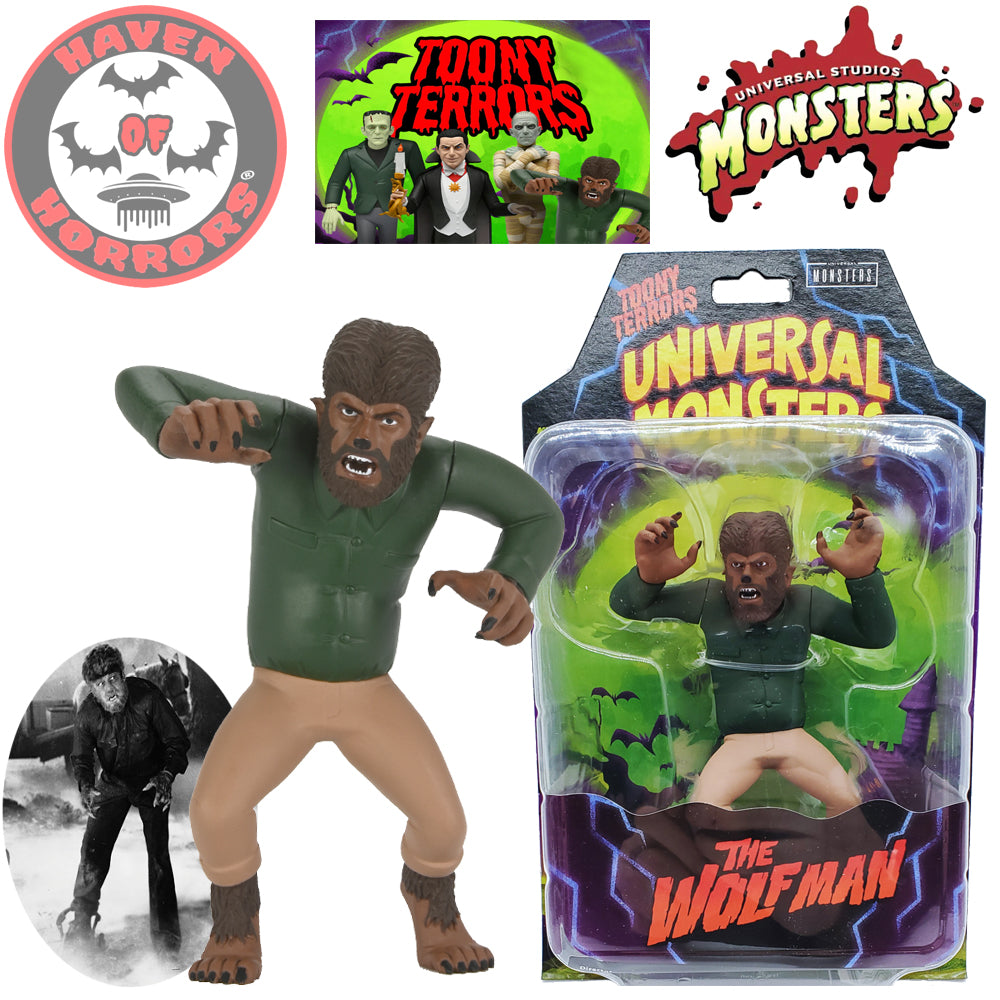 Universal Monsters The Wolf Man Toony Terrors 6-Inch Scale Action Figure