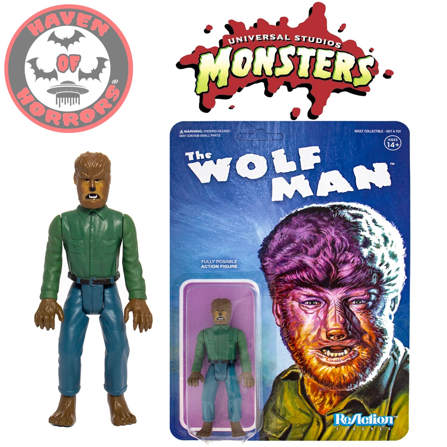 Universal Monsters The Wolf Man ReAction Figure