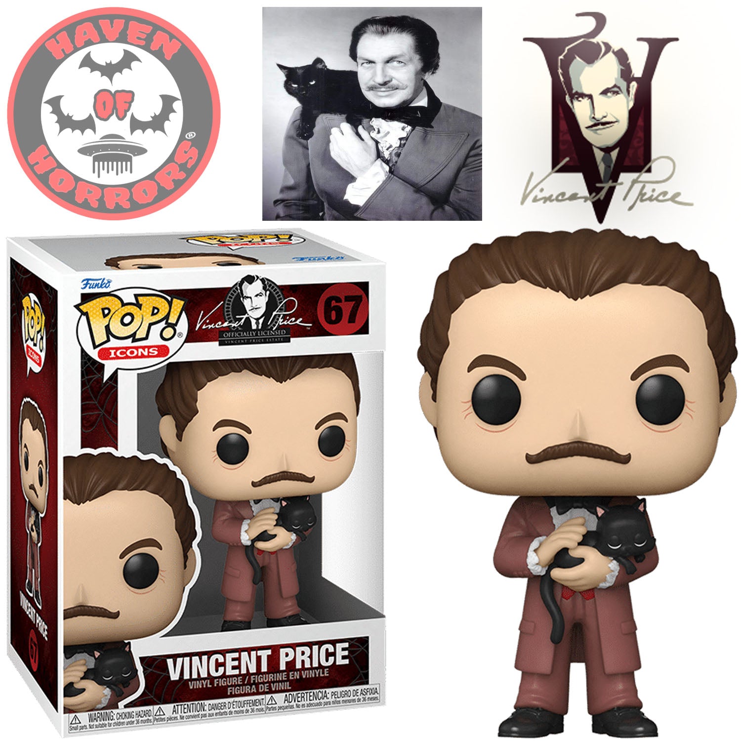 Vincent Price Horror Pop! Vinyl Figure #67 – Haven of Horrors