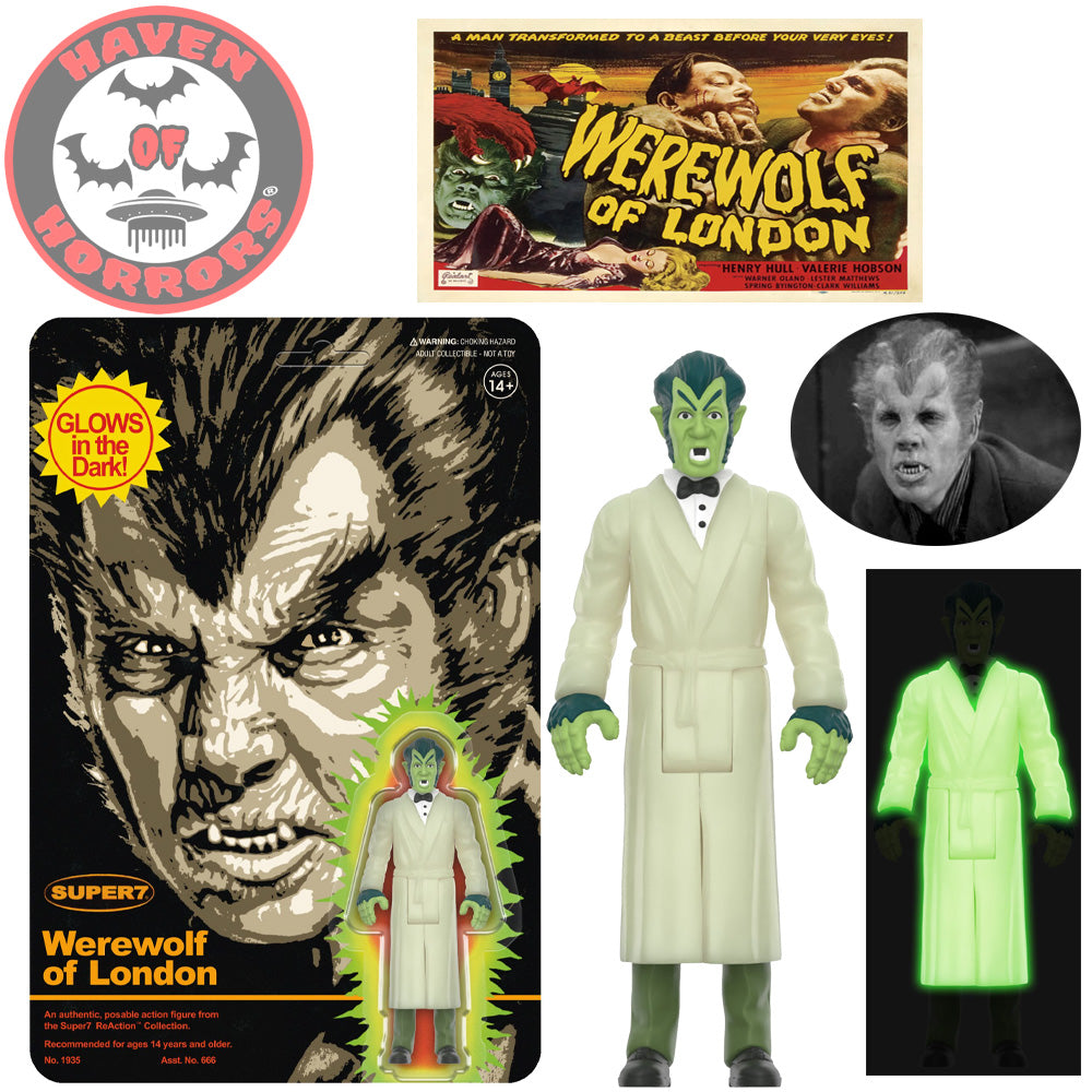 Werewolf Of London Monster Glow ReAction Figure (Wave 2)