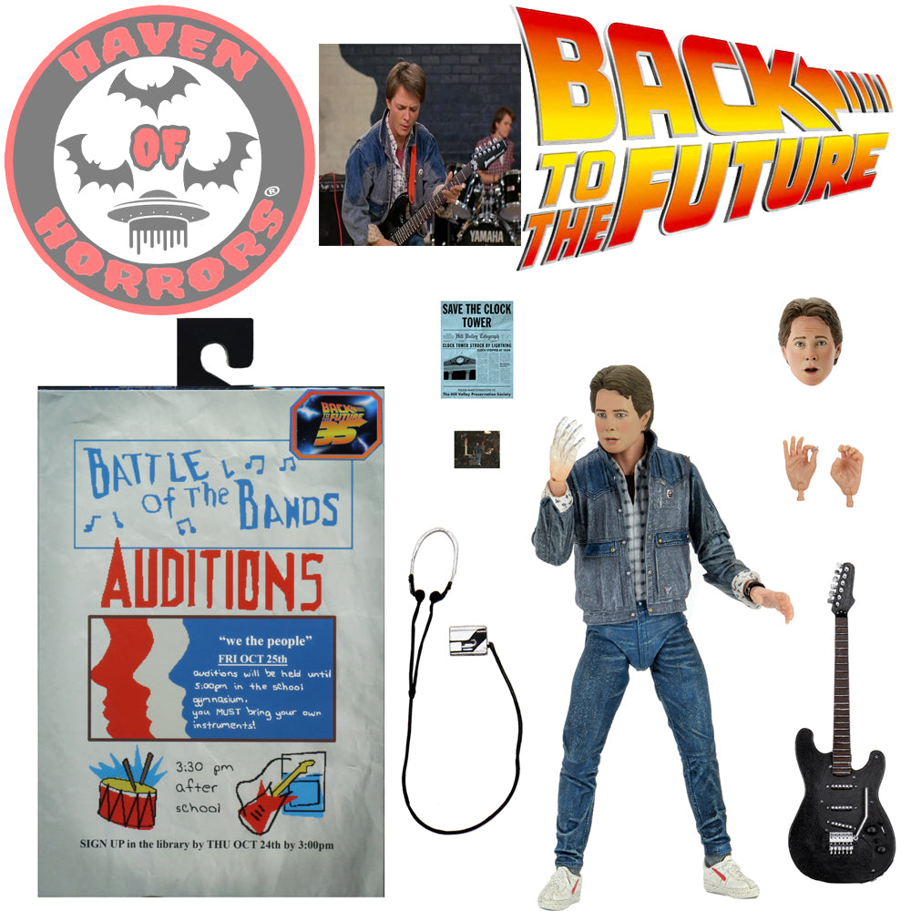 Back to the Future Ultimate Marty McFly 1985 (Audition) 7-Inch Scale Action Figure