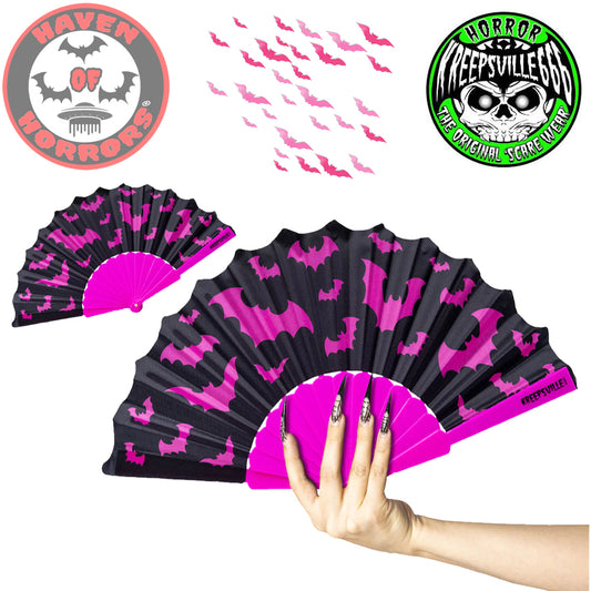 Bat Scallop Fan Pink