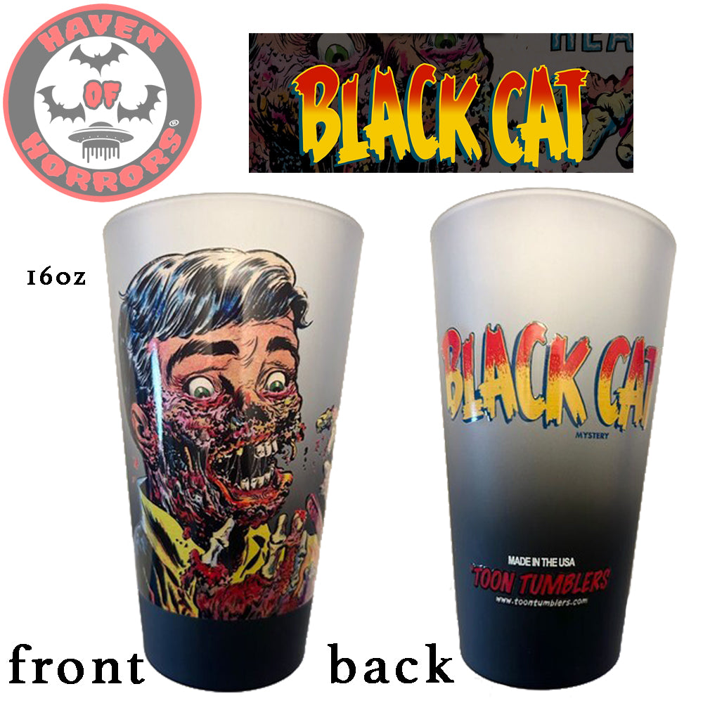 Toon Tumblers Black Cat Mystery 50 Pint Glass