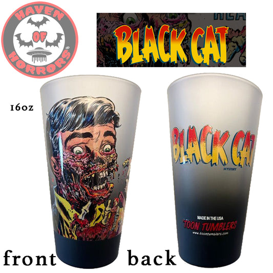 Toon Tumblers Black Cat Mystery 50 Pint Glass