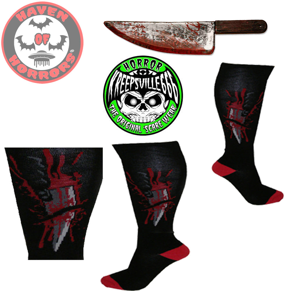 Bloody Knife Socks