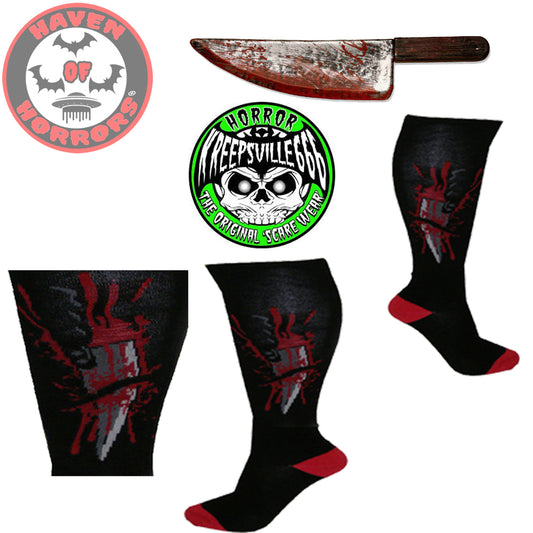 Bloody Knife Socks