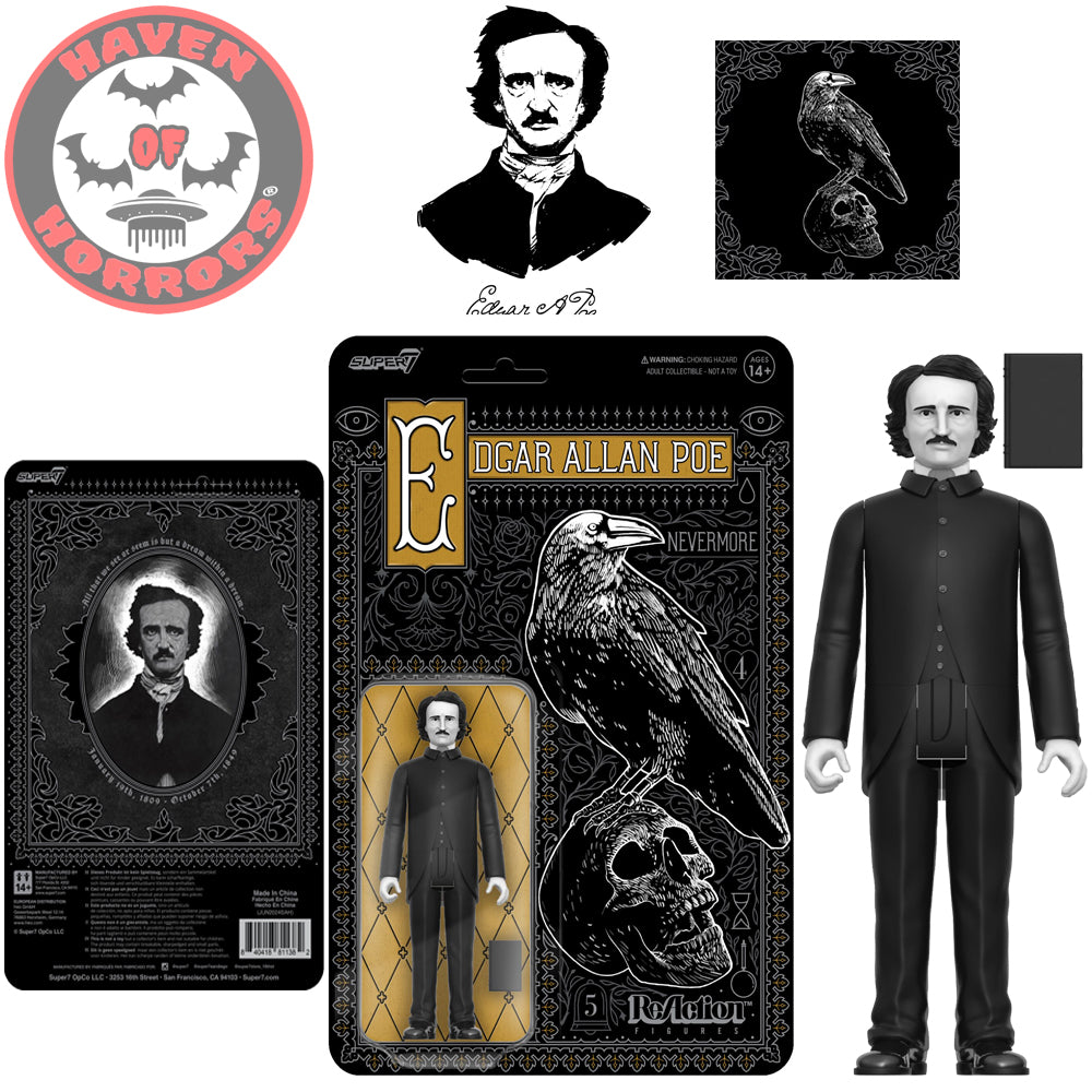 Edgar Allan Poe ReAction Figures Wave 1
Edgar Allan Poe
(Greyscale)