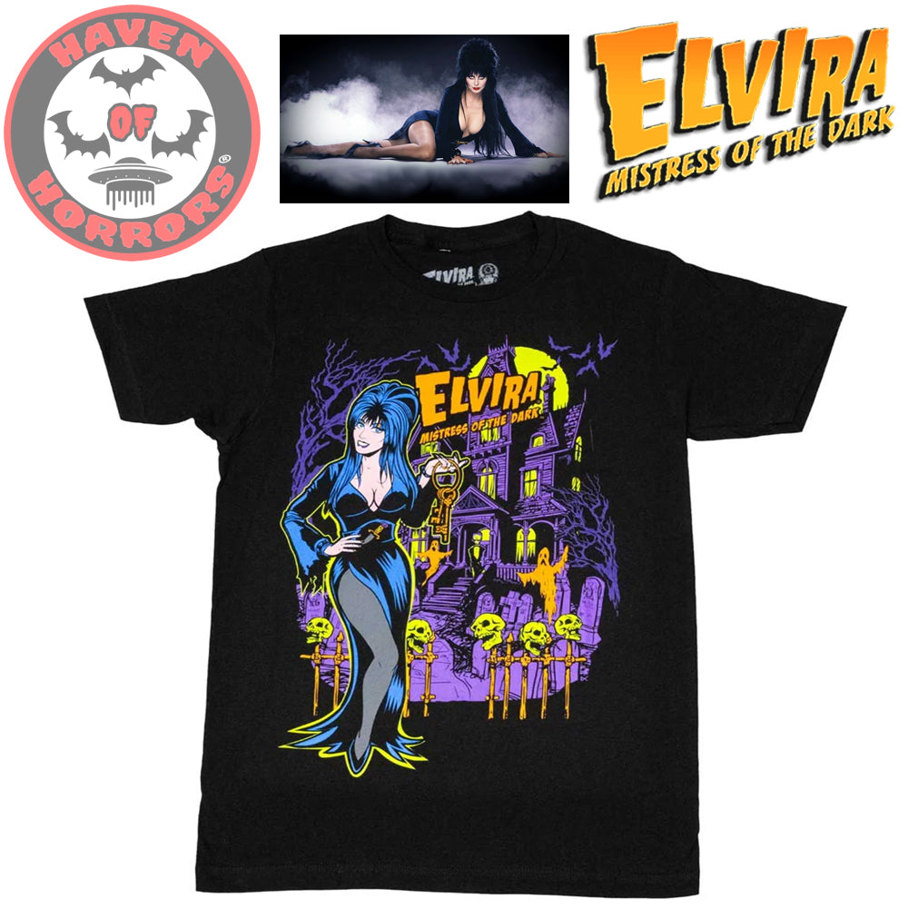 Elvira Haunted House T-Shirt