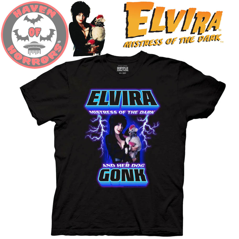 Elvira Lightning and Gonk T-Shirt