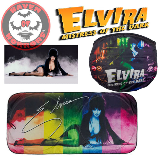 Elvira Car Sun Visor Rainbow Mist