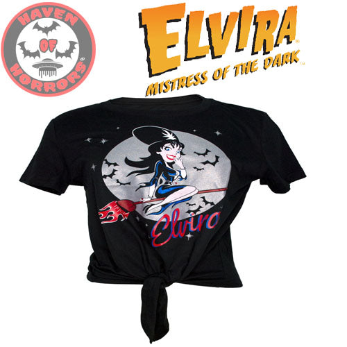 Elvira Bewitched Glitter Tie-Top