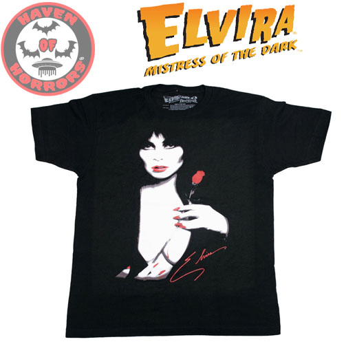 Elvira Rose Portrait Mens T-Shirt