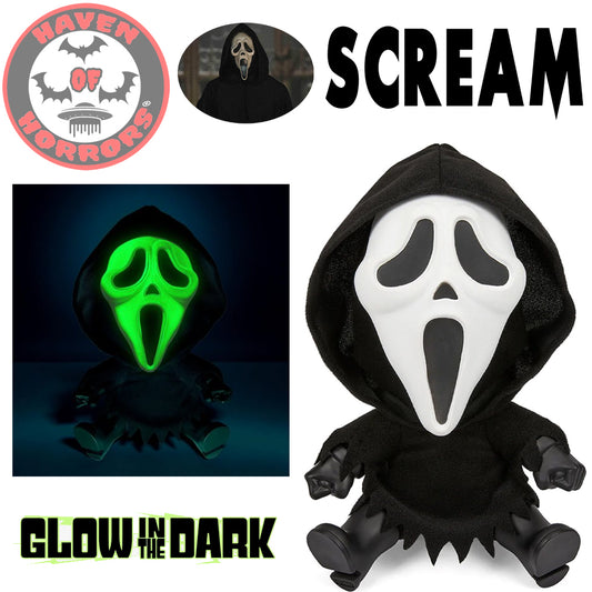 Ghost Face Glow-in-the-Dark 8-Inch Roto Phunny Plush