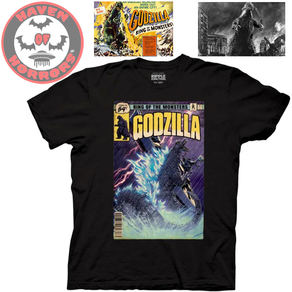 Godzilla Classic Vintage Comic Cover T-Shirt
