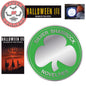 Halloween III Season of the Witch Silver Shamrock Power Chip Enamel Pin