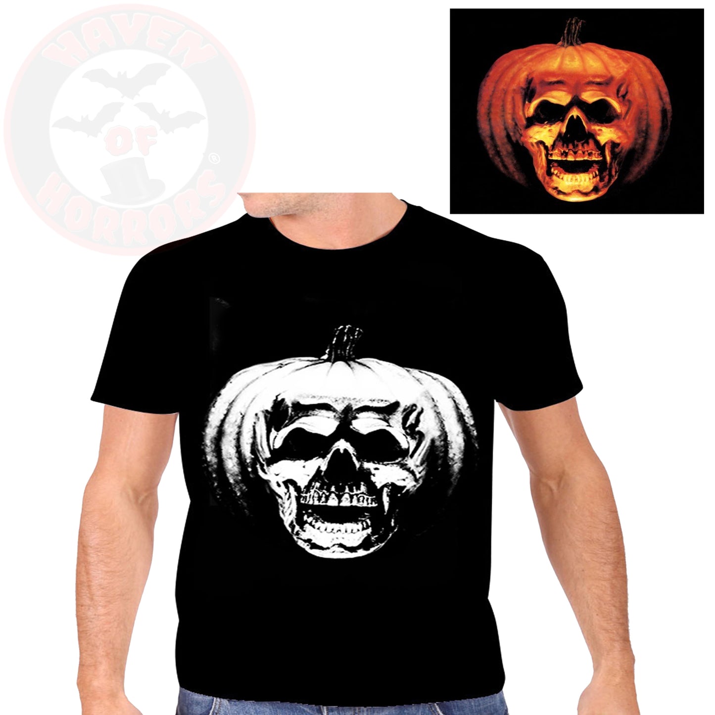 Halloween Pumpkin Head T-Shirt