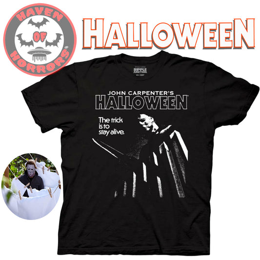 Halloween The Trick Is To Stay Alive T-Shirt