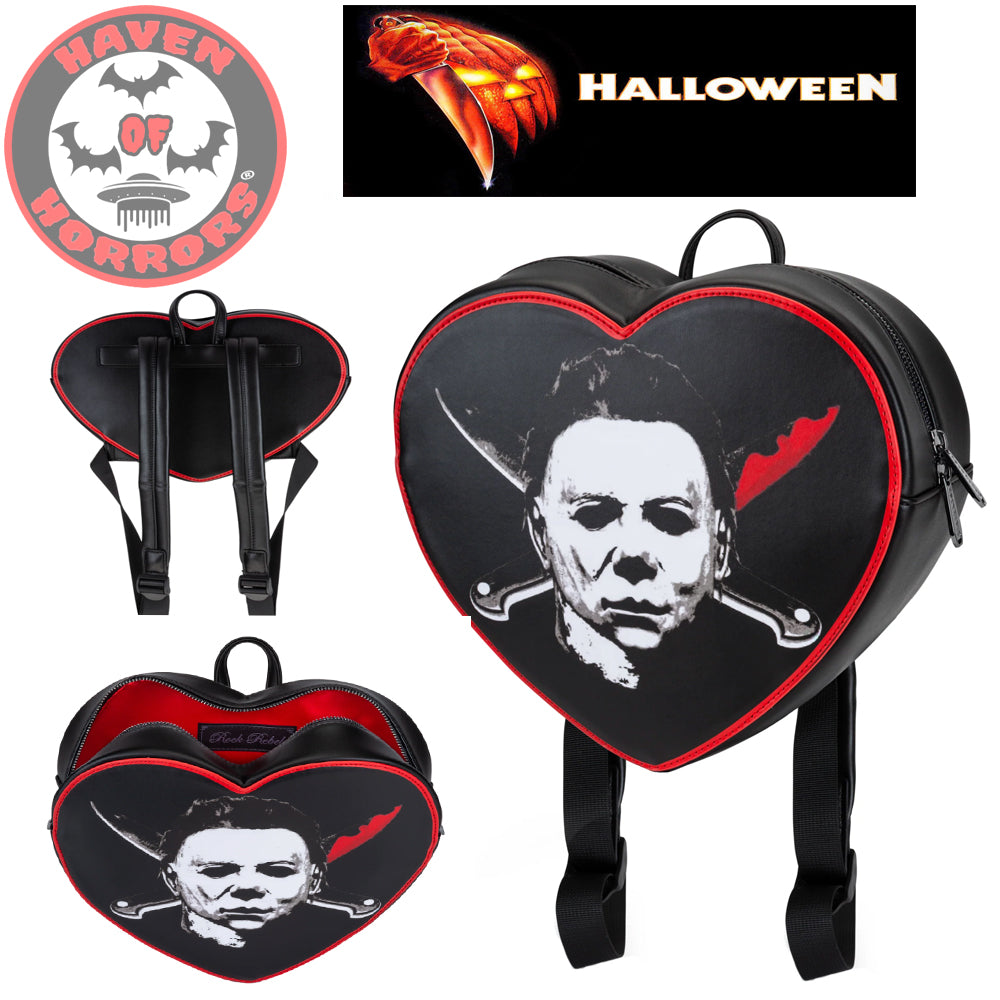 Halloween Michael Myers Heart Backpack
