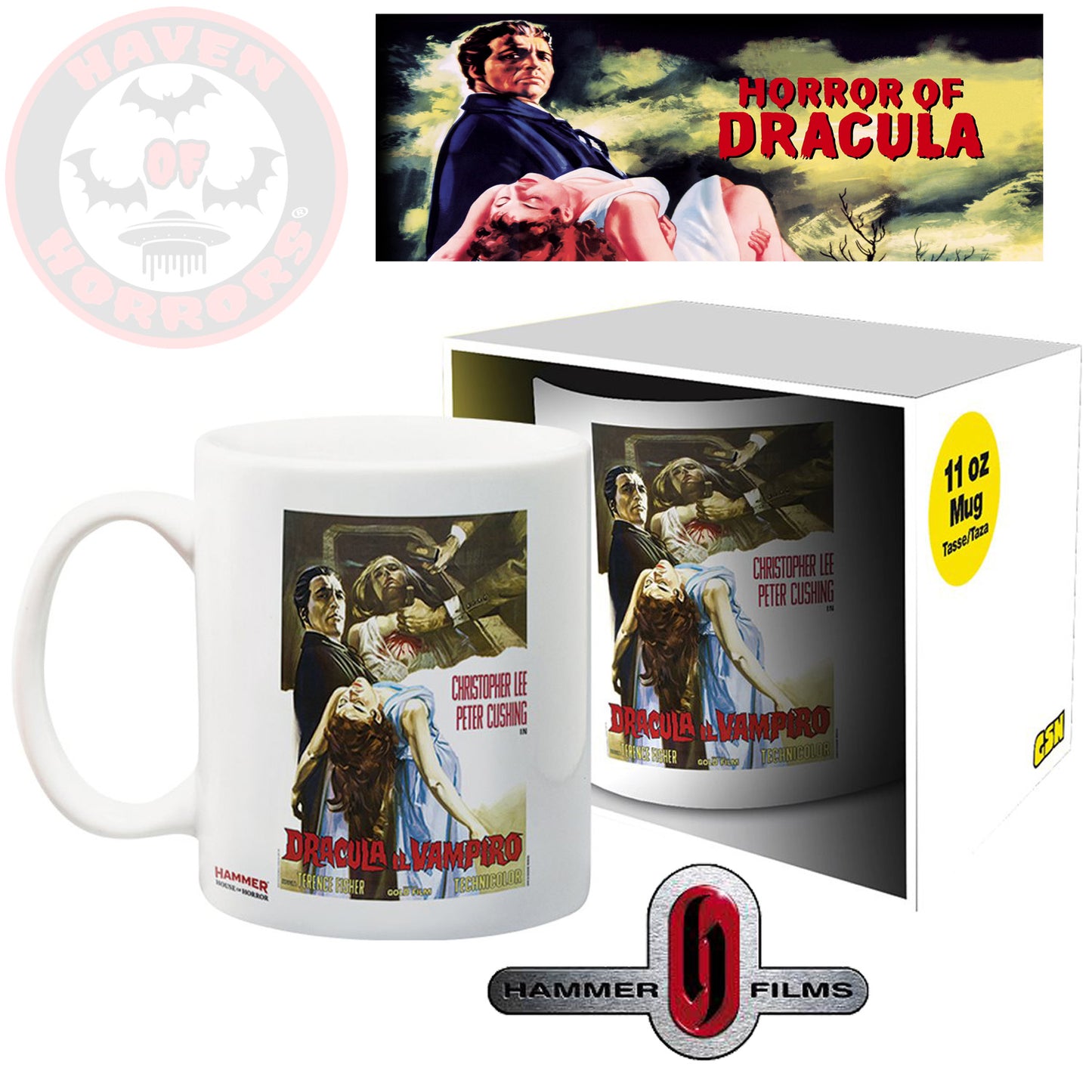 Hammer Horror Dracula 11 oz. Mug