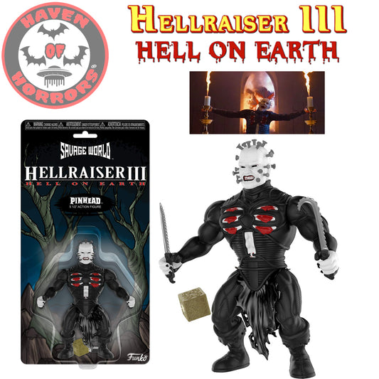 Hellraiser III Pinhead Savage World Action Figure