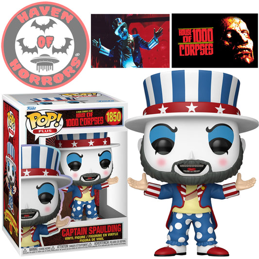 House of 1000 Corpses Captain Spaulding Funko Pop! Vinyl Figure Plus #1850