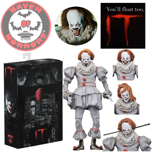 IT (2017) Ultimate Well House Pennywise 7-Inch Scale Action Figure