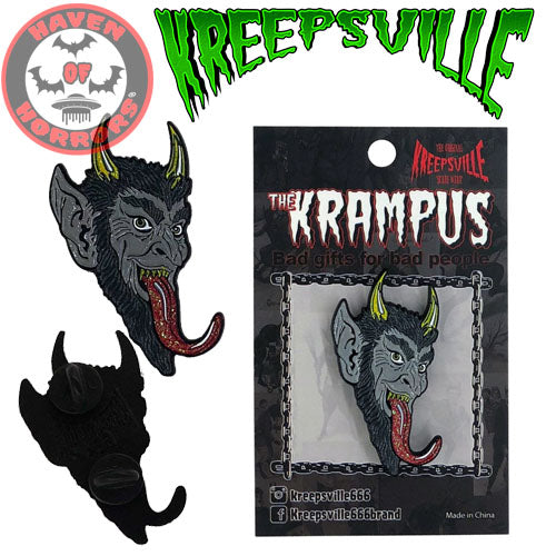Krampus Smile Enamel Pin
