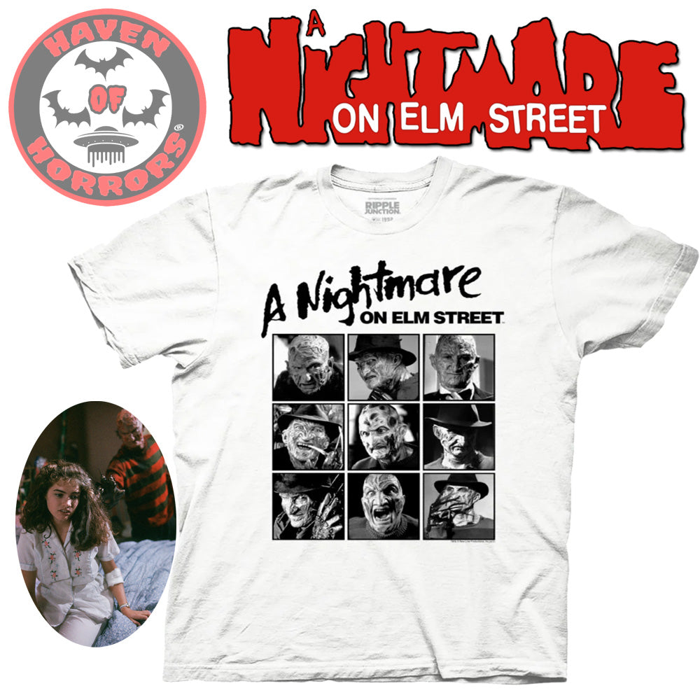 A Nightmare on Elm Street Faces of Freddy T-Shirt