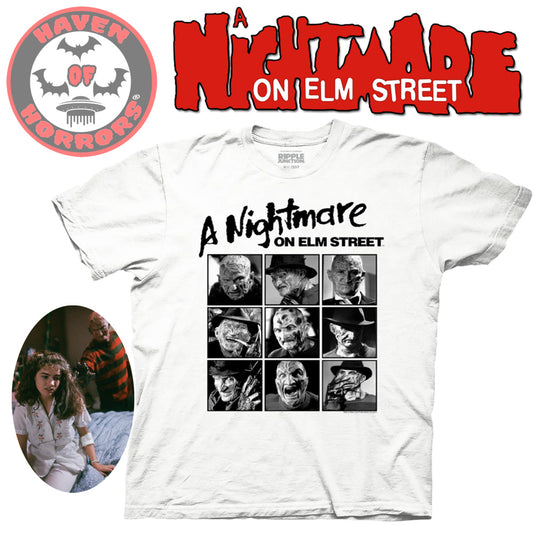 A Nightmare on Elm Street Faces of Freddy T-Shirt