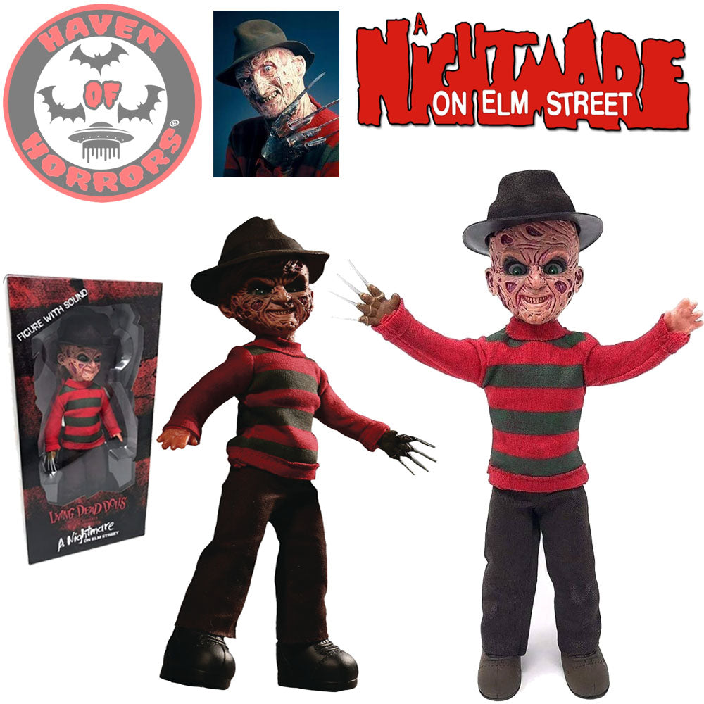 A Nightmare on Elm Street Freddy Krueger Living Dead Doll with Sound